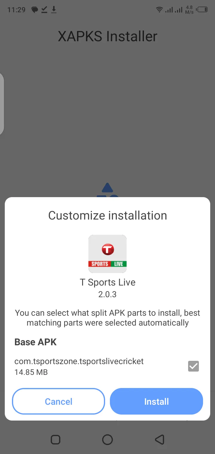 TSports Live football competitions and league coverage view